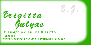 brigitta gulyas business card